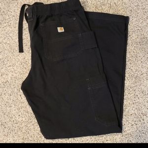 Black Carhart scrub pant